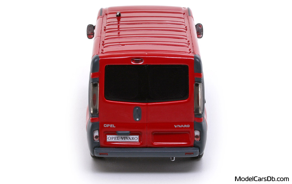 2001 - Opel Vivaro Minichamps 1/43 (Бял) Задница
