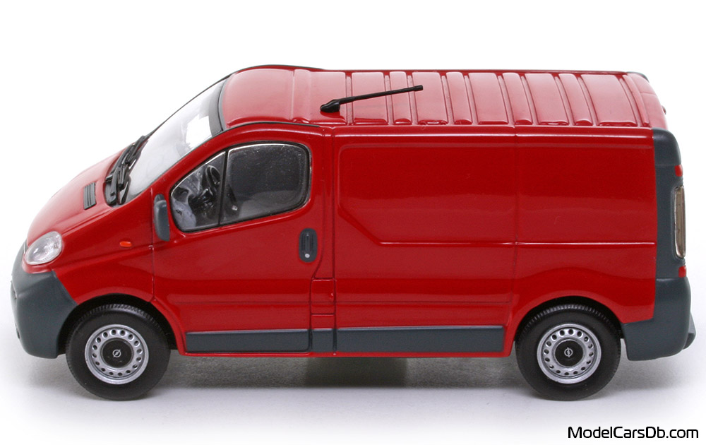 2001 - Opel Vivaro Minichamps 1/43 (Бял) Страна