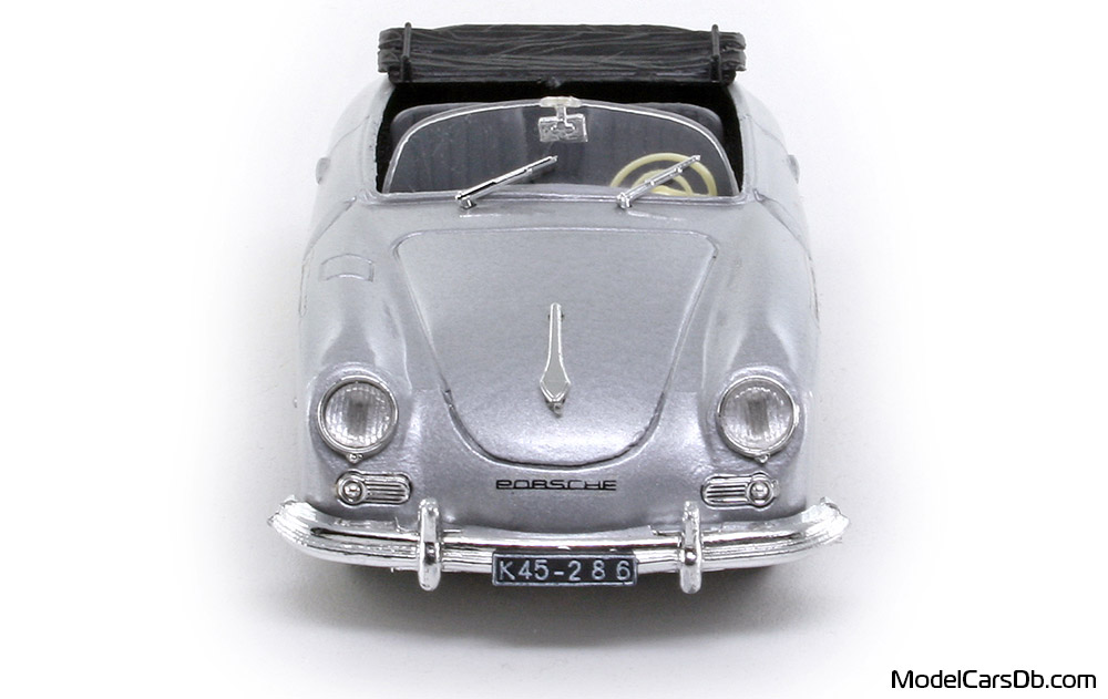 1952 - Porsche 356 Speedster Brumm 1/43 (Сребрист) Предница