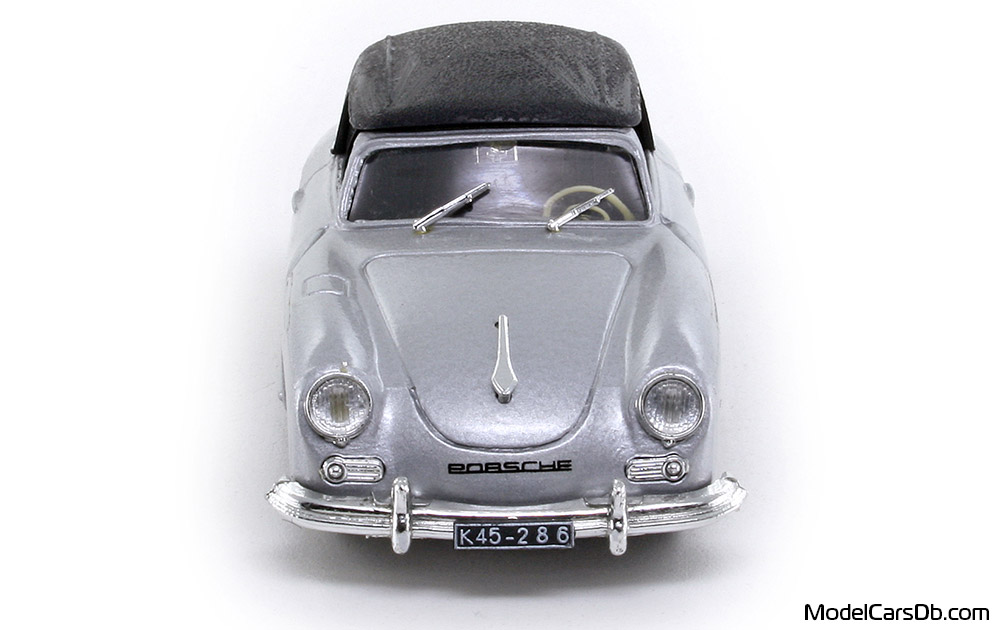 1952 - Porsche 356 Brumm 1/43 (Сребрист) Предница