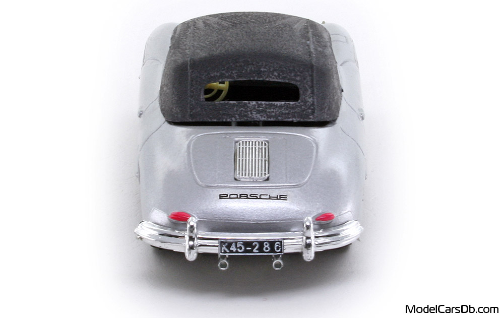 1952 - Porsche 356 Brumm 1/43 (Сребрист) Задница