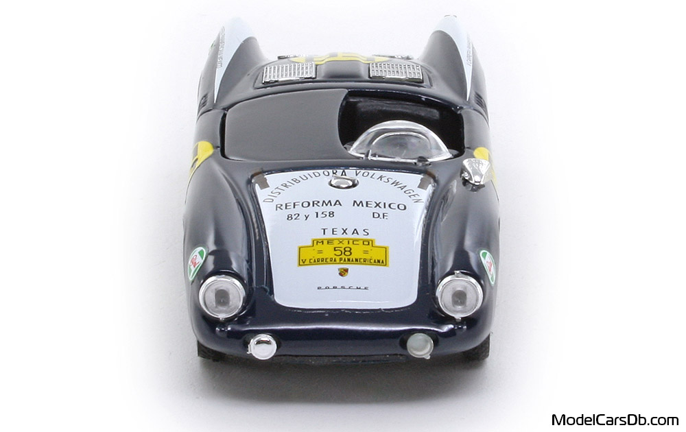 1954 - Porsche 550 RS Brumm 1/43 (Blue / Бял) Предница