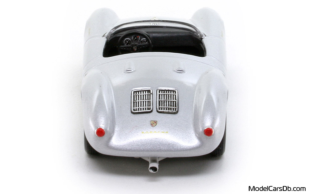 1955 - Porsche 550 Spyder Minichamps 1/43 (Сребрист) Задница