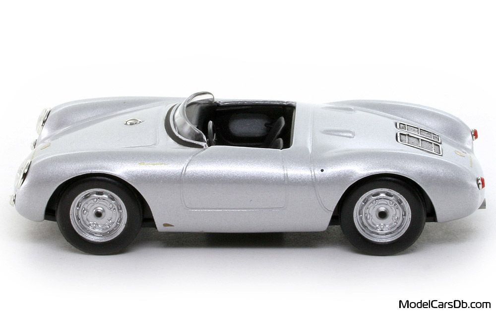 1955 - Porsche 550 Spyder Minichamps 1/43 (Сребрист) Страна