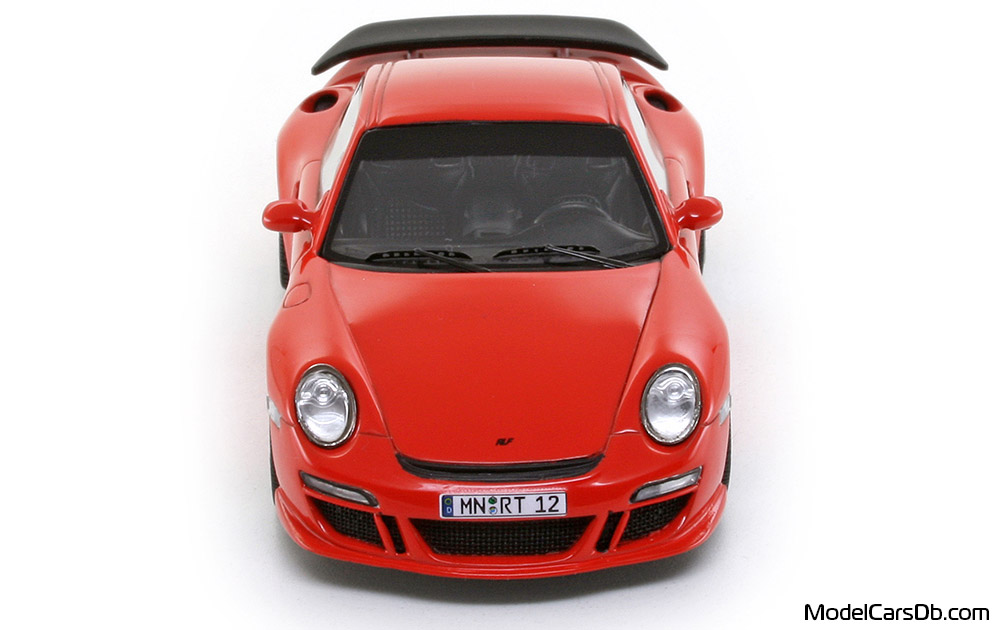2005 - Porsche 911 Ruf RT 12 (997) Spark 1/43 (Червен) Предница