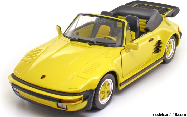 1977 - Porsche 911 Turbo SE Cabriolet 3.3 (930) Revell 1/18 (Yellow) Предна лява страна
