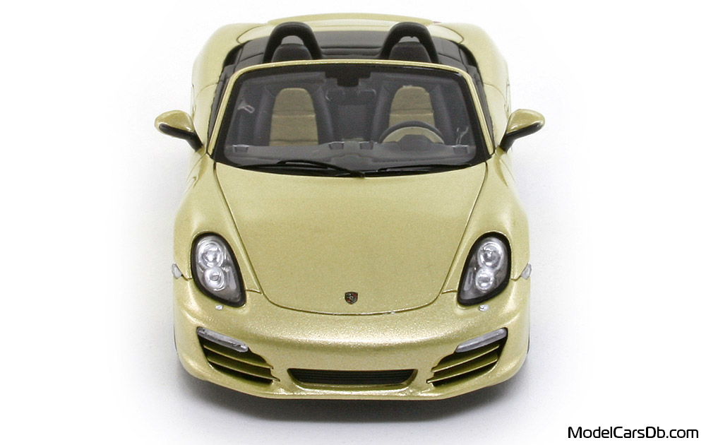 2012 - Porsche Boxster (981) Spark 1/43 (Жълт) Предница