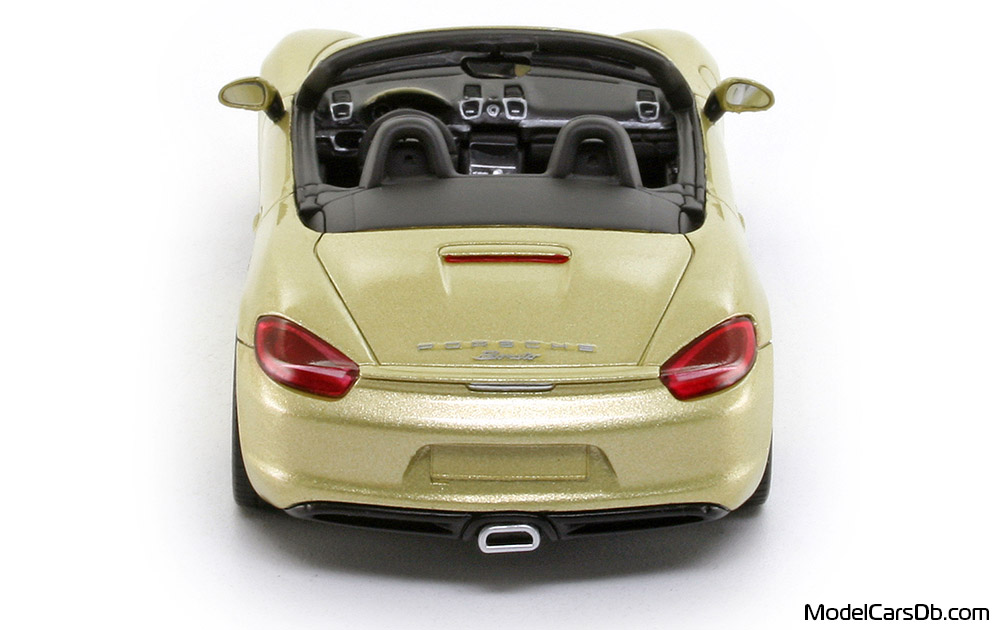 2012 - Porsche Boxster (981) Spark 1/43 (Жълт) Задница