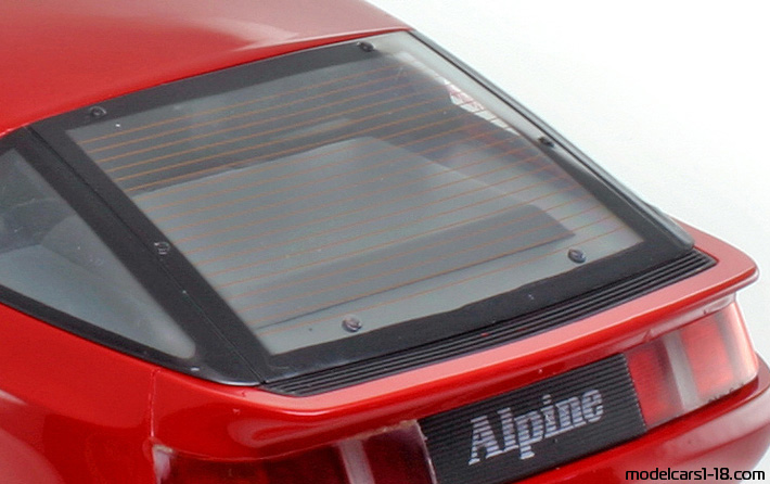 1985 - Renault Alpine GTA V6 Otto Models 1/18 (Червен) Двигател