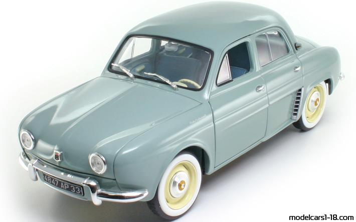 1958 - Renault Dauphine Norev 1/18 (Сив) Предна лява страна