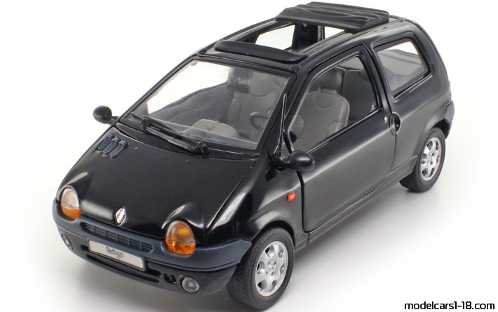 1992 - Renault Twingo Anson 1/18 (Черен) Предна лява страна