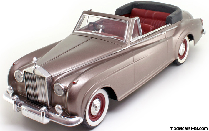 1959 - Rolls Royce Silver Cloud II Solido 1/20 (Кафяв) Предна лява страна
