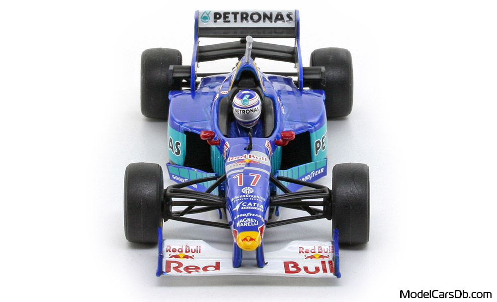 1997 - Sauber Petronas C16 Onyx 1/43 (Blue / Зелен) Предница