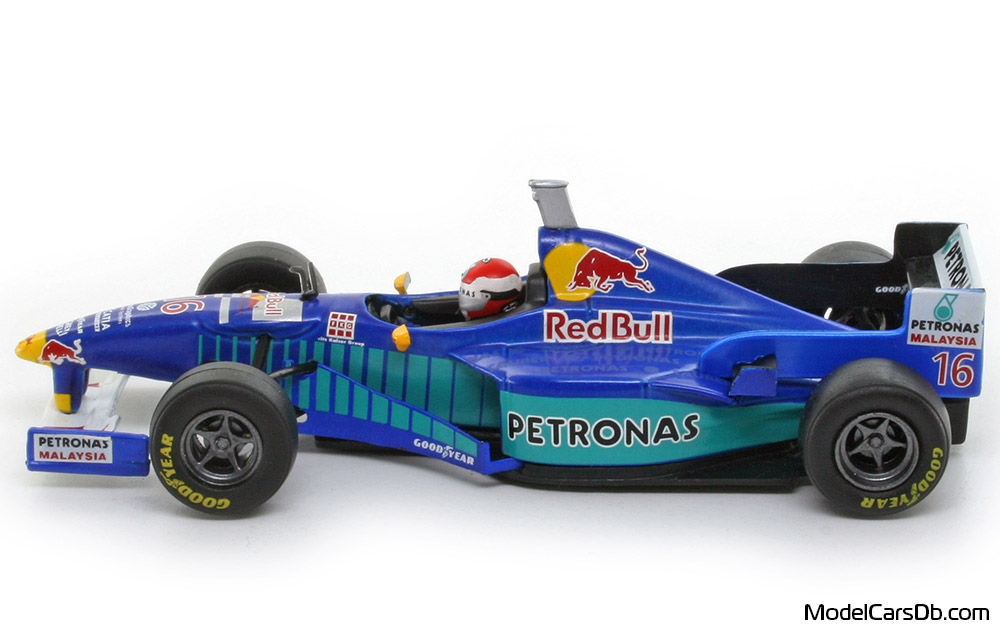 1997 - Sauber Petronas C16 Onyx 1/43 (Син / Зелен) Страна