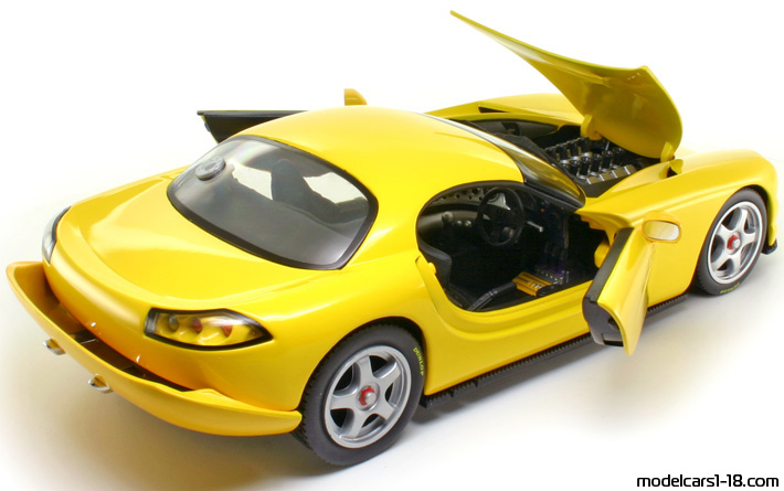 1996 - TVR Speed 12 Concept Hot Wheels 1/18 (Жълт) Отваряеми части