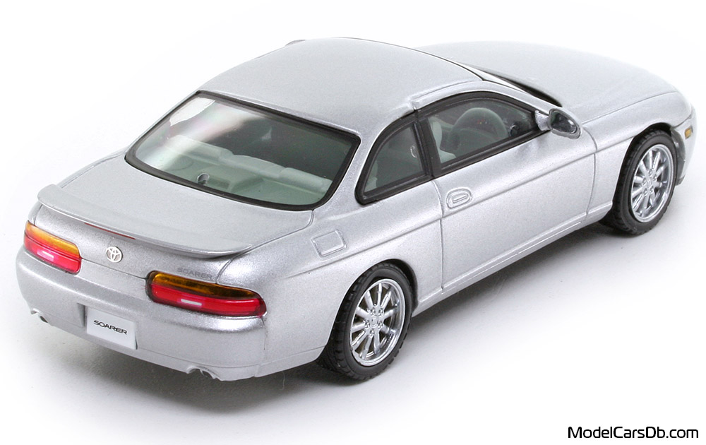 1991 - Toyota Soarer (Z30) Kyosho 1/43 (Сребрист) Задна дясна страна