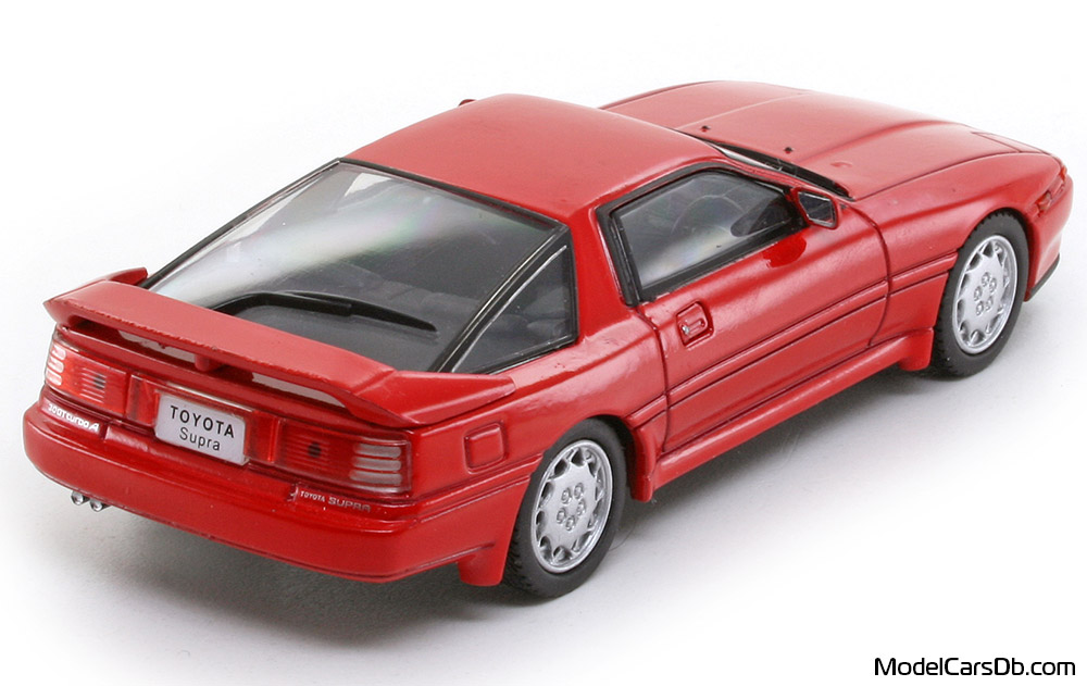 1988 - Toyota Supra 3.0 GT Turbo Norev 1/43 (Червен) Задна дясна страна