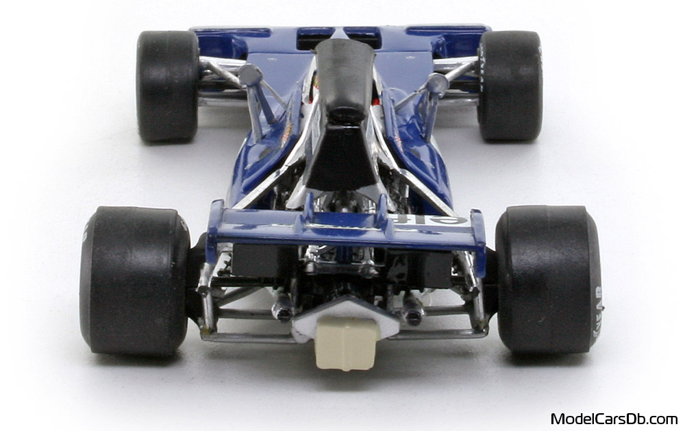 1972 - Tyrrell Cosworth 003 Quartzo 1/43 (Син / Бял) Задница