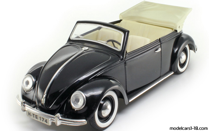 1949 - Volkswagen Beetle (Kaefer) Solido 1/17 (Green) Предна лява страна