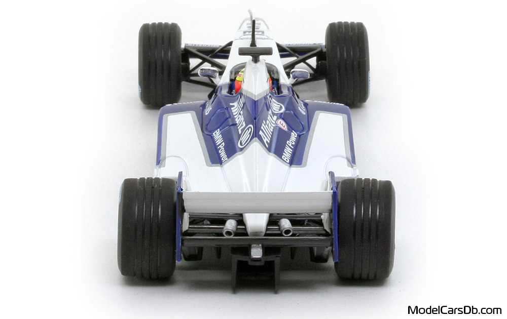 2001 - Williams BMW FW23 Launch Version (FW22) Minichamps 1/43 (Бял / Син) Задница