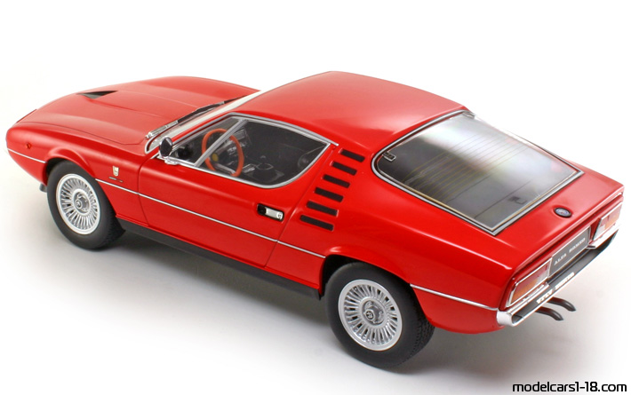 1970 - Alfa Romeo Montreal KK-Scale 1/18 (Rot) Zu öffnende Teile