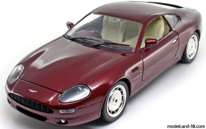 1993 - Aston Martin DB7 Guiloy 1/18 (Rot) Vorne linke Seite
