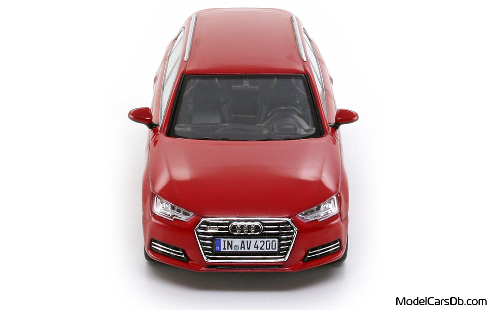 2016 - Audi A4 Avant (B9) Spark 1/43 (Red) Front