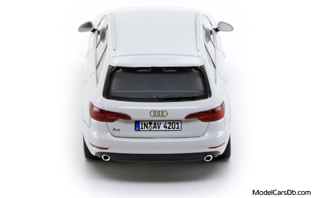2016 - Audi A4 Avant (B9) Spark 1/43 (Weiß) Heck
