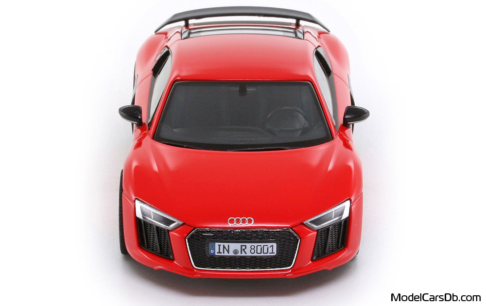 2015 - Audi R8 V10 Plus (4S) Herpa 1/43 (Rot) Front