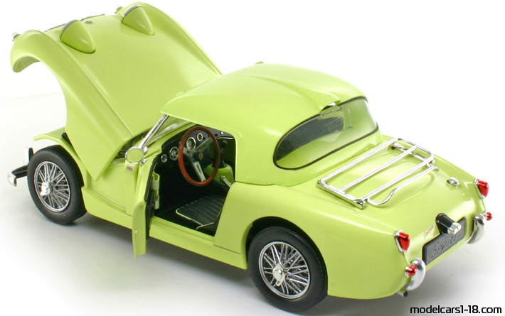 1958 - Austin Healey Sprite Revell 1/18 (Gelb) Zu öffnende Teile