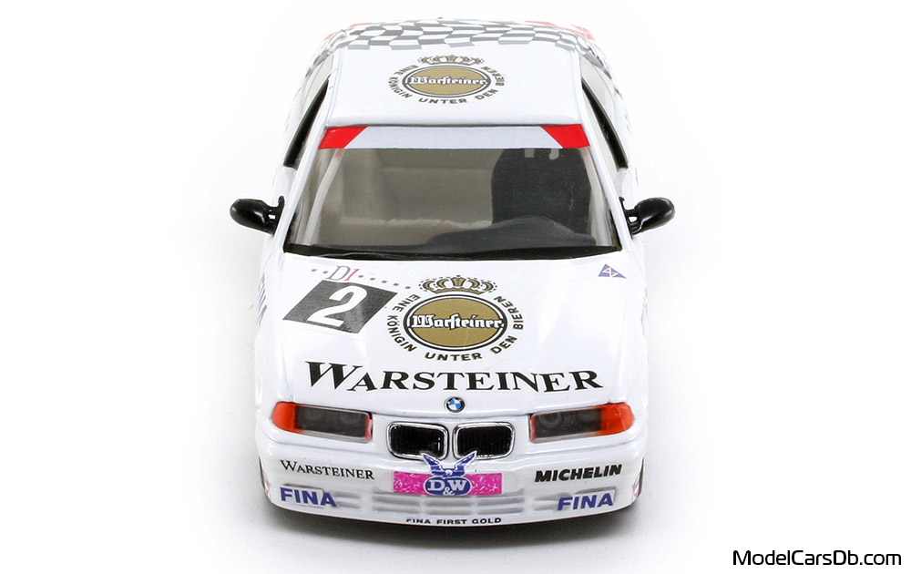 1994 - BMW 318i (E36) Minichamps 1/43 (Weiß / Schwarz) Front