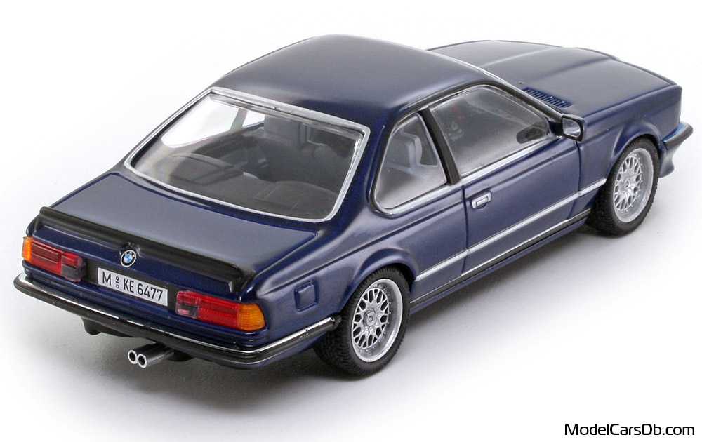 1984 - BMW M 635 CSi (E24) Minichamps 1/43 (Blau) Hinten rechte seite