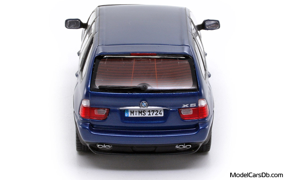 1999 - BMW X5 (E53) Minichamps 1/43 (Blau) Heck