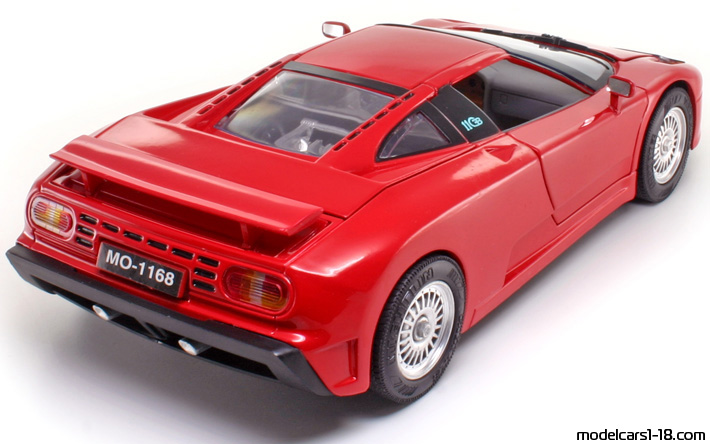 1992 - Bugatti EB 110 Anson 1/18 (Rot) Hinten rechte seite