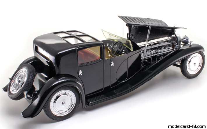 1930 - Bugatti Type 41 Royale Coupe de Ville Solido 1/21 (Schwarz) Zu öffnende Teile