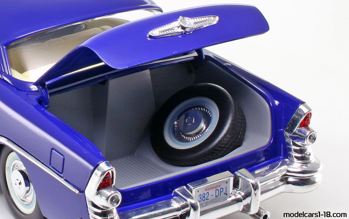1955 - Buick Century Mira 1/18 (Blau) Kofferraum / Klappbare Scheinwerfer