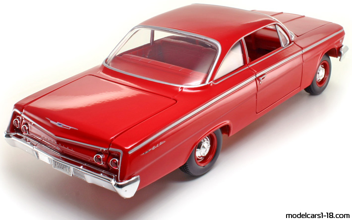 1962 - Chevrolet Bel Air Maisto 1/18 (Rot) Hinten rechte seite