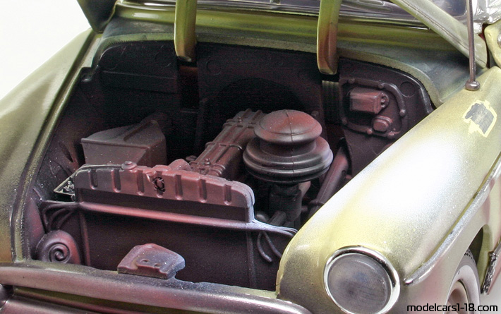 1950 - Chevrolet Bel Air Motor Max 1/18 (Gelb / Rot) Motor