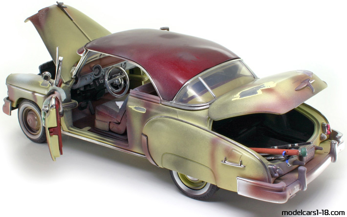 1950 - Chevrolet Bel Air Motor Max 1/18 (Gelb / Rot) Zu öffnende Teile