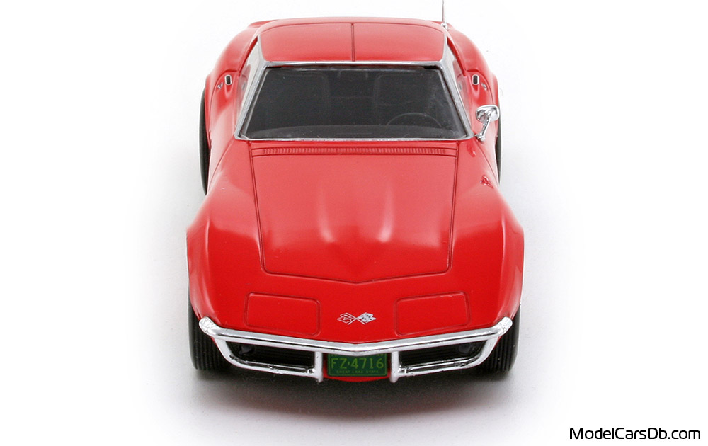 1968 - Chevrolet Corvette C3 DeAgostini 1/43 (Rot) Front