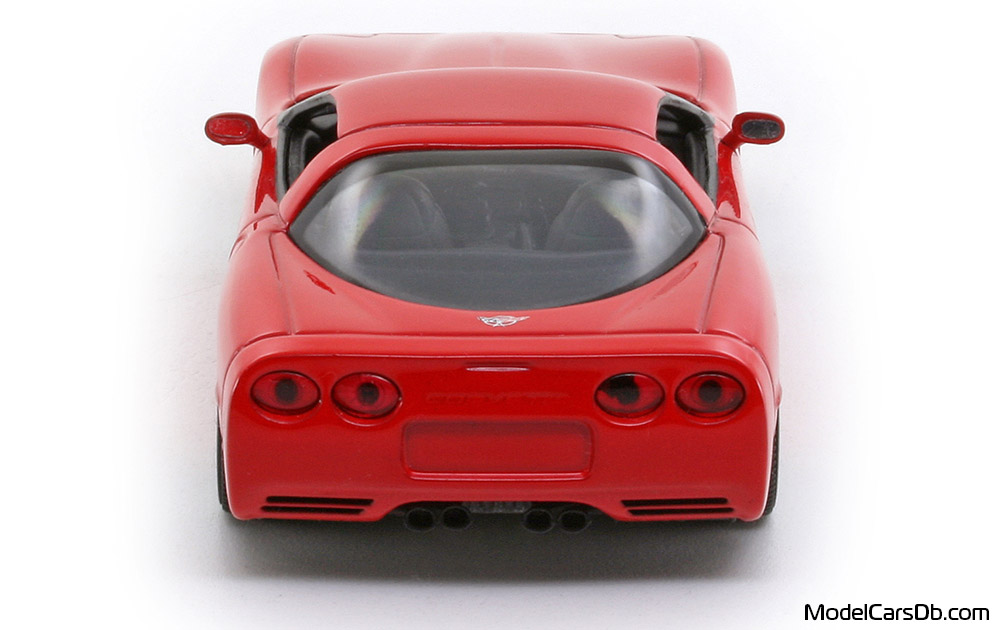 1997 - Chevrolet Corvette C5 Minichamps 1/43 (Rot) Heck