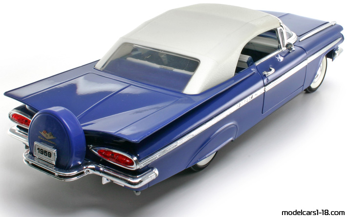 1959 - Chevrolet Impala Road Tough 1/18 (Blau) Hinten rechte seite