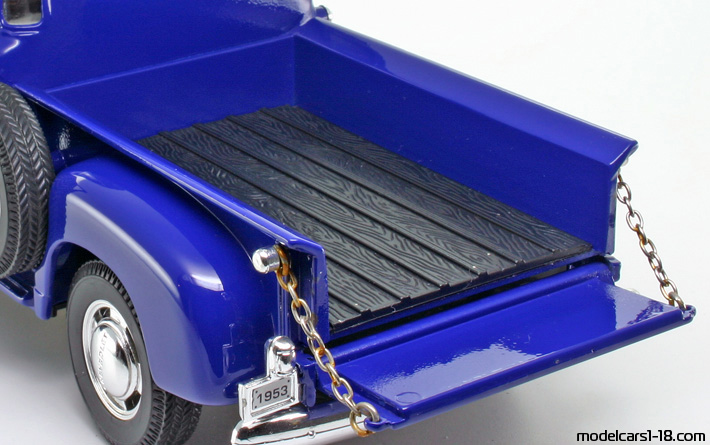 1953 - Chevrolet Pick Up Mira 1/18 (Blau) Kofferraum / Klappbare Scheinwerfer
