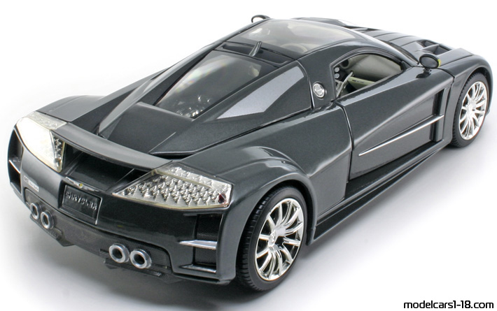 2004 - Chrysler ME Four-Twelve Concept Motor Max 1/18 (Grau) Hinten rechte seite