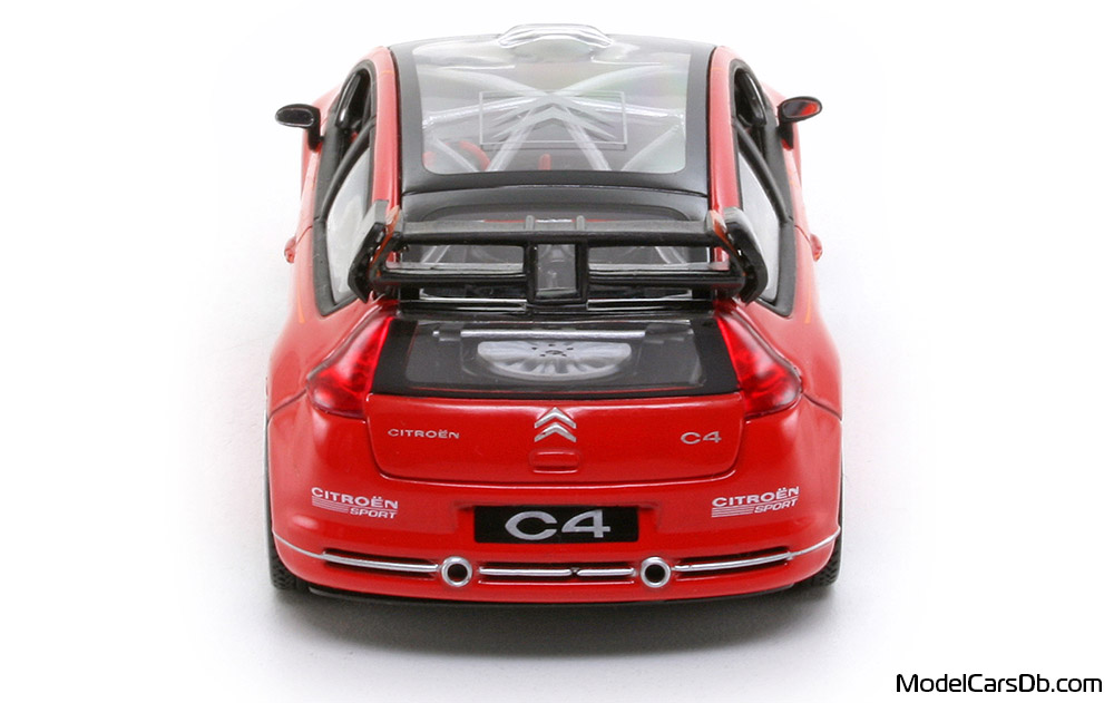 2006 - Citroen C4 Sport Norev 1/43 (Rot / Orange) Heck