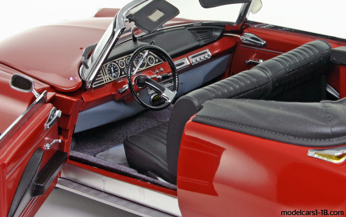 1961 - Citroen DS 19 Sun Star 1/18 (Rot) Innenraum Armaturenbrett