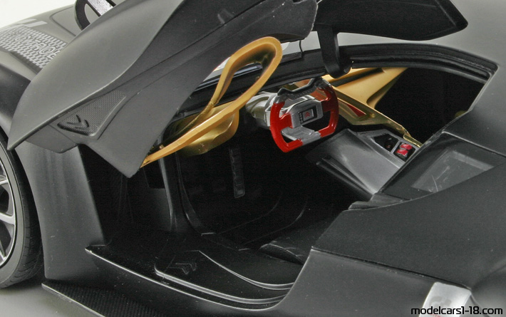 2008 - Citroen GT Concept Norev 1/18 (Schwarz) Innenraum Armaturenbrett