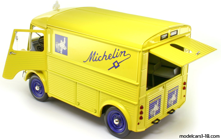 1962 - Citroen HY Solido 1/21 (Gelb) Zu öffnende Teile