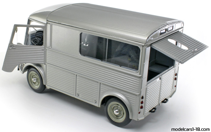 1962 - Citroen HY Solido 1/21 (Grau) Zu öffnende Teile