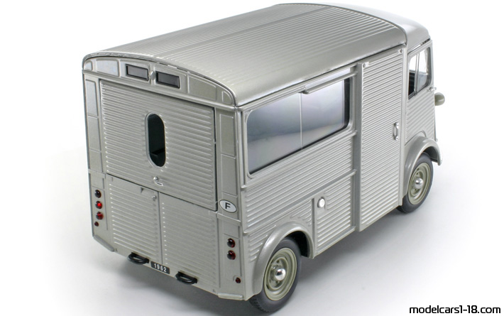 1962 - Citroen HY Solido 1/21 (Grau) Hinten rechte seite